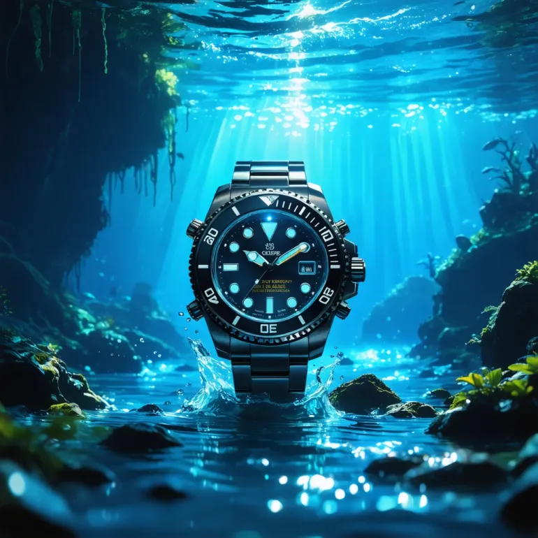 Digital Dive Watch: Tech Meets Style in Marketing